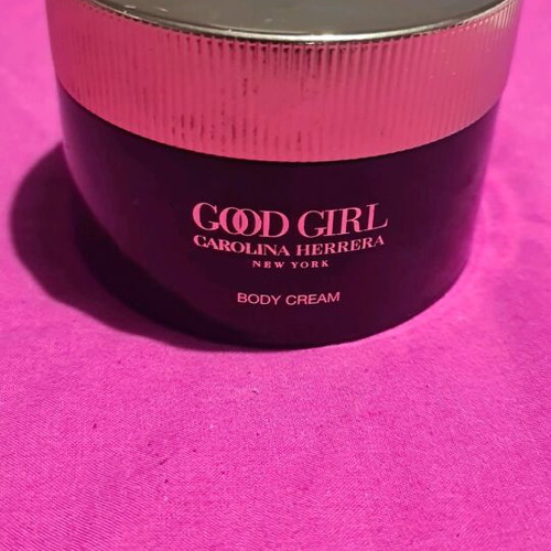 Good Girl Carolina Herrera body cream box used