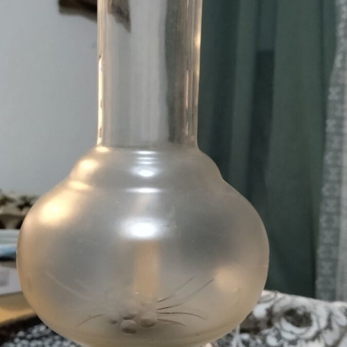 Table lamp oil type electric, like new, height 42 cm