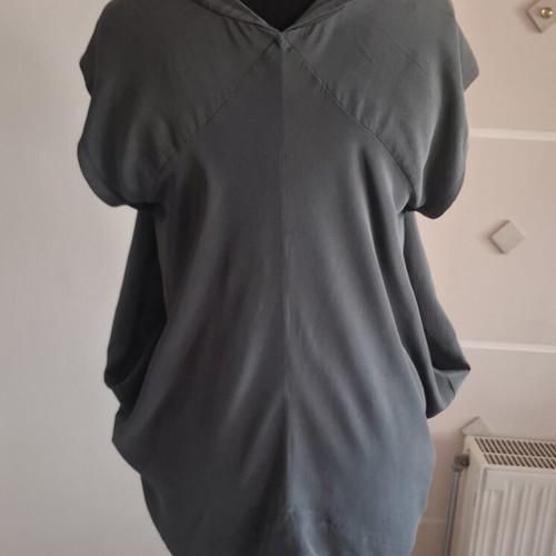 Allsaints silk blouse grey, like new, size S