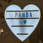 Heart wall decor used, functional without batteries