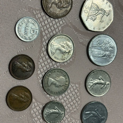 Coins used, all together