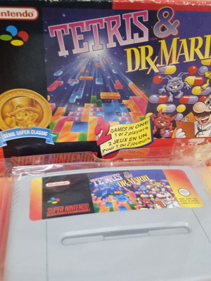 Tetris & Dr Mario κλασικό παιχνίδι SNES