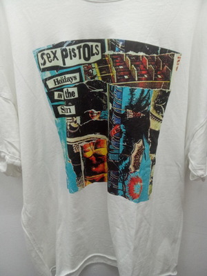 Sex Pistols Holidays in the Sun μπλούζα σαν καινούργια, άσπρη, μέγεθος M