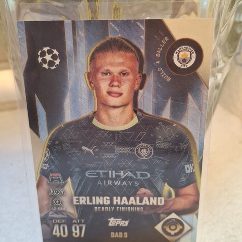 Erling Haaland Topps football card