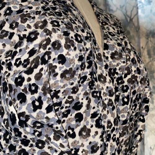 Zara floral mini dress with wrap neckline and pleats