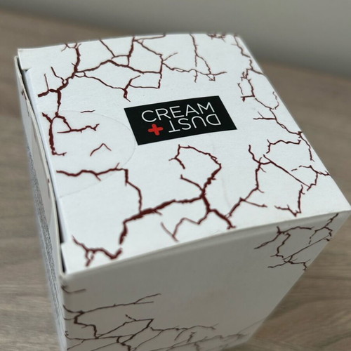 Dust and Cream face scrub new with red volcanic grain