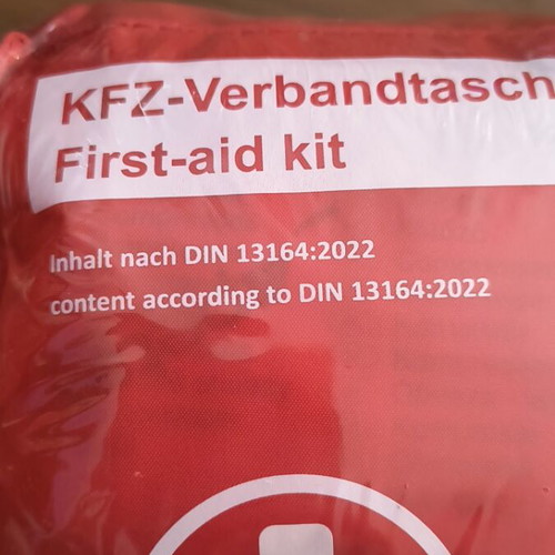Petex First Aid Kit DIN 13164:2002 new, sealed