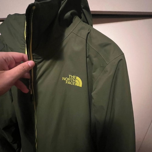 The North Face Quest insulated jacket used, green, size S