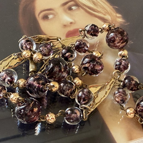 Vintage Italian Long Necklace Murano like new