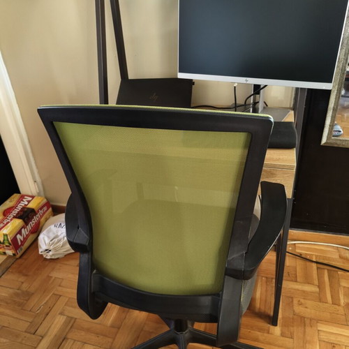 Furniture set used including ladder bookshelf, coffee table, office chair, shoe rack