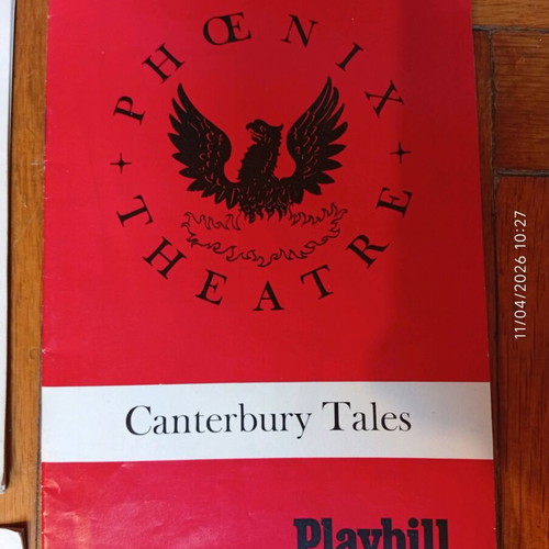 Theatrical Programmes used, 4 vintage collectible playbills 1959-1968
