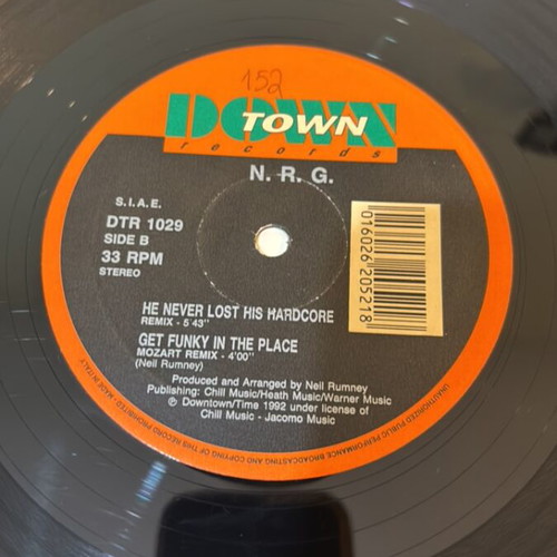 N.R.G Maxi Techno Record 1992 Italy used