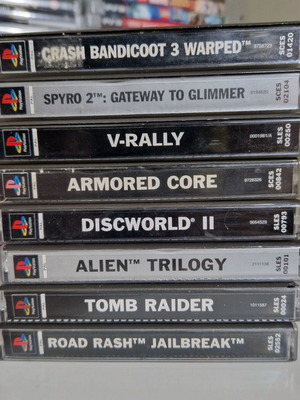 Παιχνίδια PlayStation (PS1) σαν καινούργια, σετ 9 τίτλοι