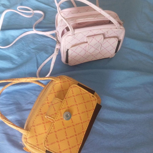 Crossbody bags used, set of 2 pieces