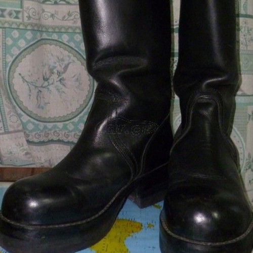 Wehrmaght leather boots black, like new, size 40