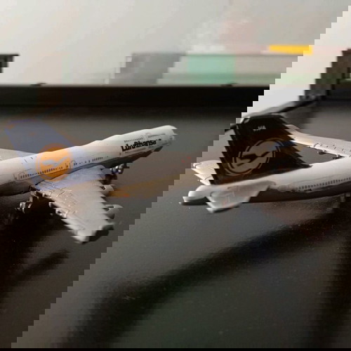 Boeing 747 μεταλλικό αεροπλανάκι μεταχειρισμένο με λογότυπο