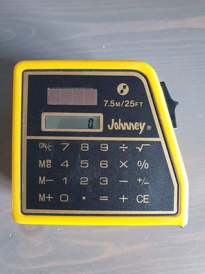 Johnney 7.5m tape measure calculator