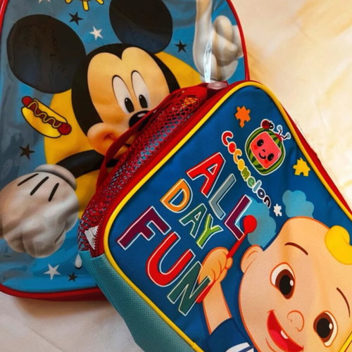 Children's school backpacks and lunch bag new