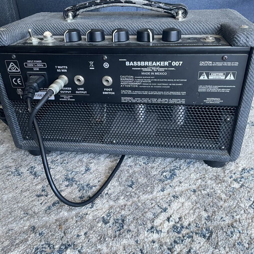 Fender Bassbreaker 007 Head and SC112 Enclosure used tube amp set