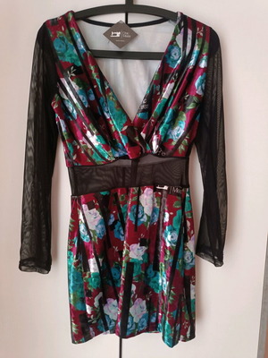 Mini dress Chic Mess new with transparency