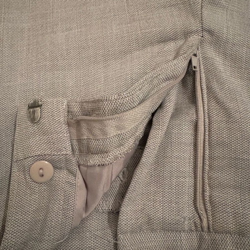 Zara women's suit pants used, gray and beige, size S