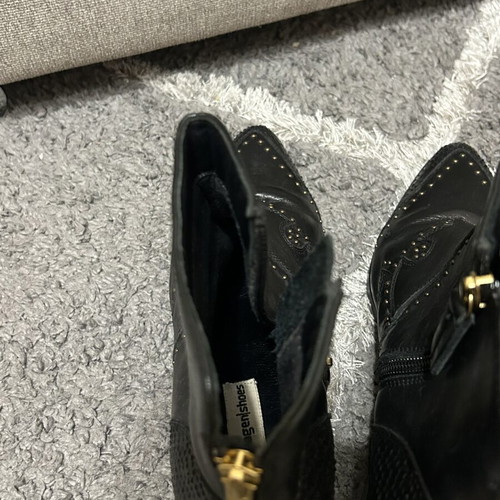 Copenhagen cowgirl boots size 36-36.5, black
