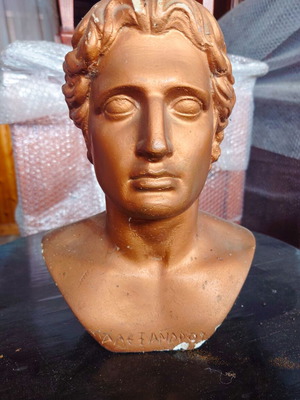 Bust of Alexander the Great used, vintage, over 40 years old