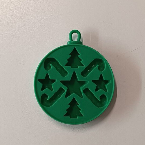 Christmas silicone mold like new, ornament ball design