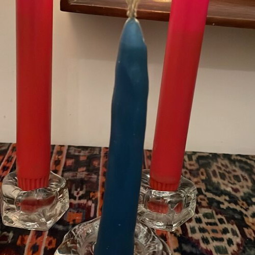 Costa Boda candlesticks new, set of 3 pieces
