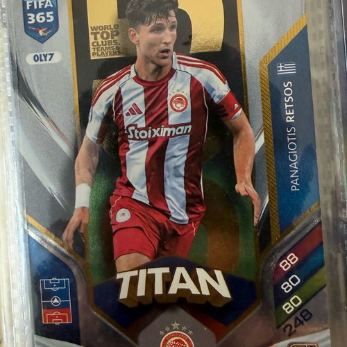 Titan Adrenalyn Fifa 365 2026 cards new, pack of 8 teams