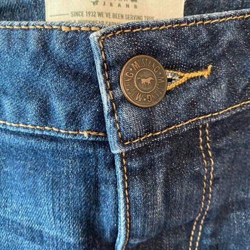 Mustang Laura denim vintage skirt blue new, size L