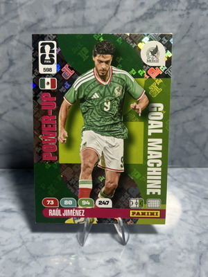 Panini Adrenalyn XL FIFA World Cup 2026 Goal Machine Raul Jimenez Mexico αυτοκόλλητο #598