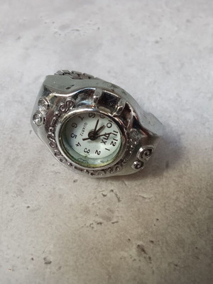 Collectible women's ring watch used, 1980s-1990s, not working