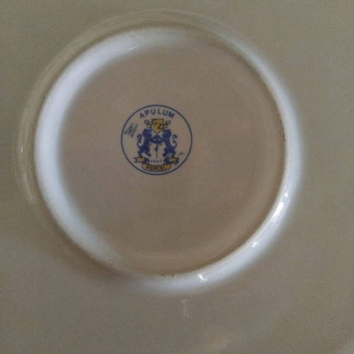 Apulum vintage porcelain plate like new, collectible Christmas 32 cm