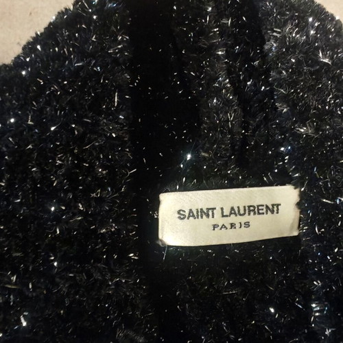 Saint Laurent cardigan unisex, like new, grey and silver, size S