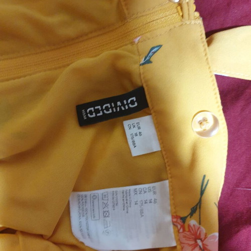 H&M Floral Salopette XL like new, orange multicolor