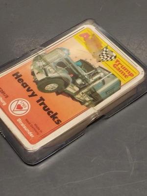 ACE Trump Heavy Trucks playing cards game new