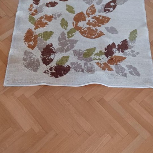 Wool rug runner used, length 1.64 m, width 0.98 m