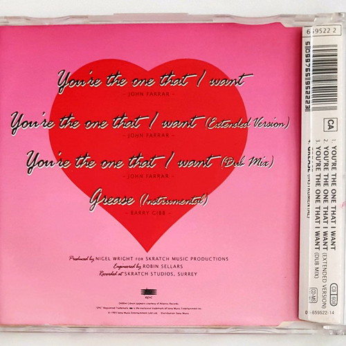 You're the One That I Want CD single like new