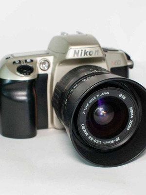 Nikon N60 (F60) 35mm analog camera used with Sigma 28-80mm Macro lens