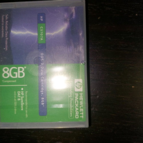 HP DDS-2 data cartridge 8GB, pack of 6, sealed