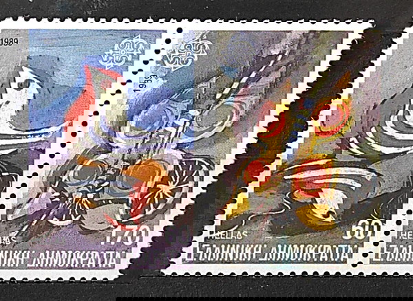1989 ΕΚΔΟΣΗ ΓΙΑ ΤΗΝ ΕΥΡΩΠΑΪΚΗ ΕΝΩΣΗ "ΠΑΙΔΙΚΑ ΠΑΙΧΝΙΔΙΑ" - ΣΕΙΡΑ ΑΣΦΡΑΓΙΣΤΩΝ ΓΡΑΜΜΑΤΟΣΗΜΩΝ