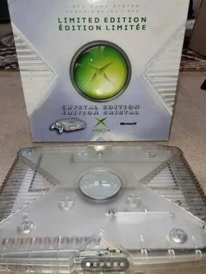 Microsoft Xbox Console Crystal Limited Edition used, boxed