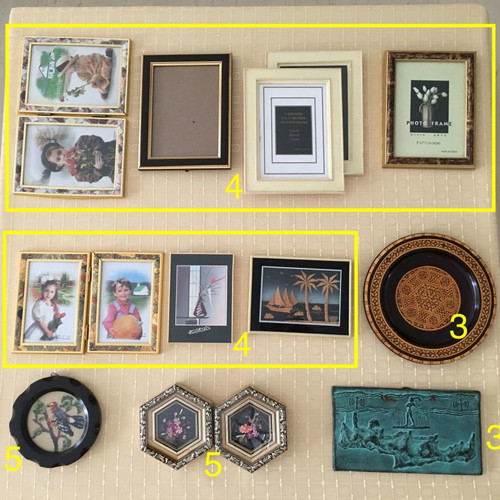 Photo frames used, various designs
