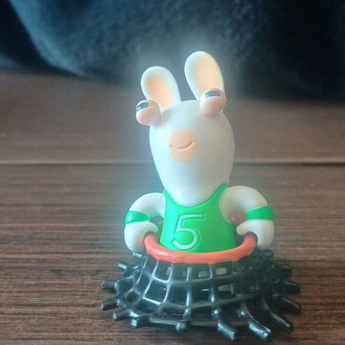 Rabbids figures like new, set of 7 with cards
