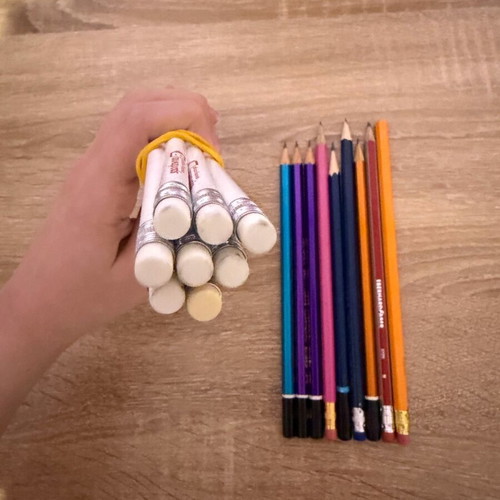 Pencils new, pack of 17 pieces