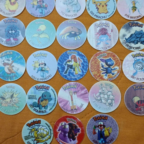 Pokémon tags used, collector set of 23 pieces