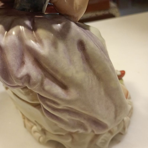 Porcelain figurine like new, German porcelain with GDR crown mark