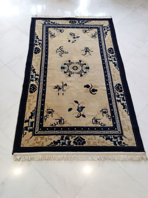 Wool rug Chinese style used with traditional patterns