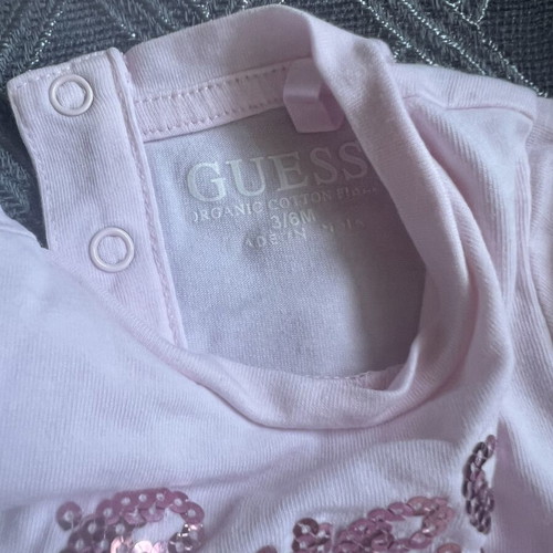 Guess baby dress with diaper shorts and bodysuit like new, size 3-6m